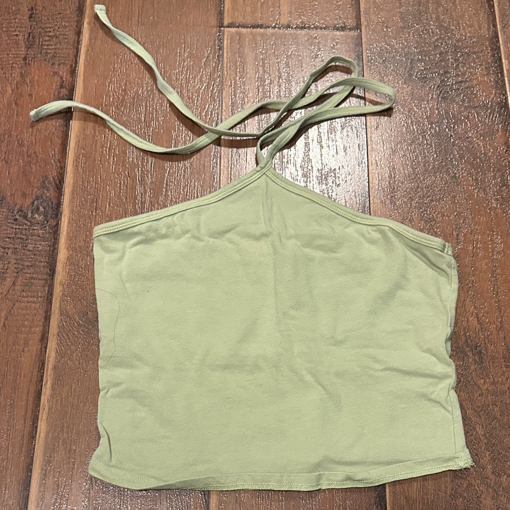 Sage Green Halter Top